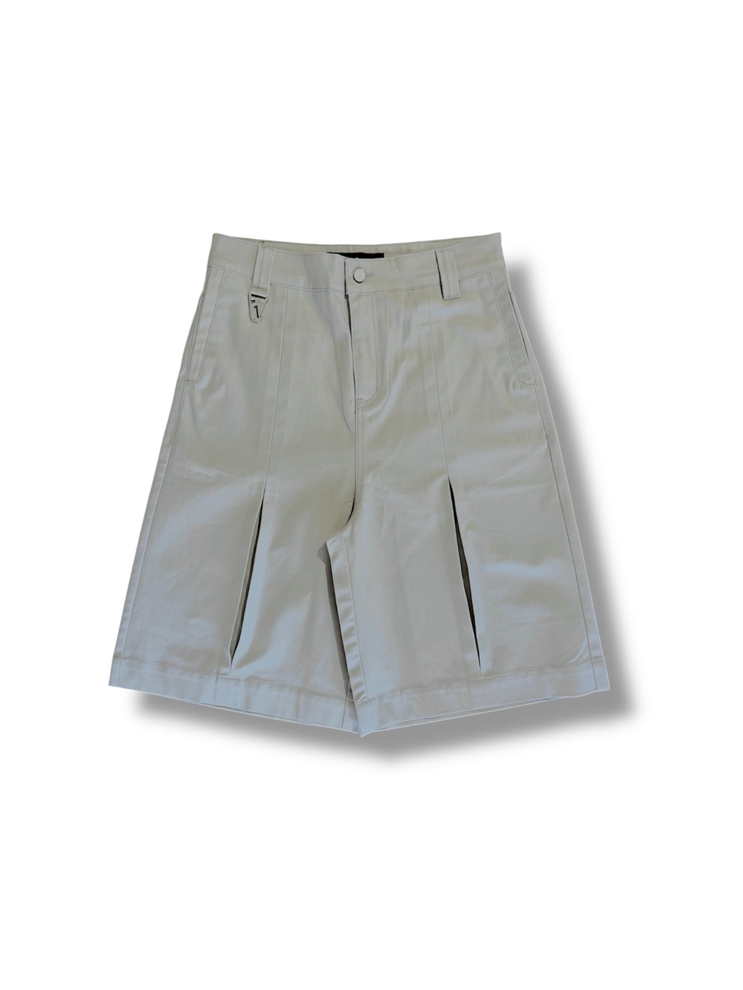 WAXED CONCRETE SHORTS