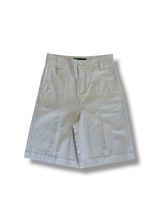 WAXED CONCRETE SHORTS